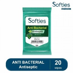 Softies Wipes Tissue Basah Anti Bacterial...